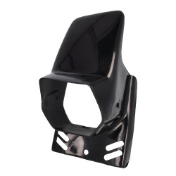 koplampspoiler vierkant gilera zwart citta, puch maxi