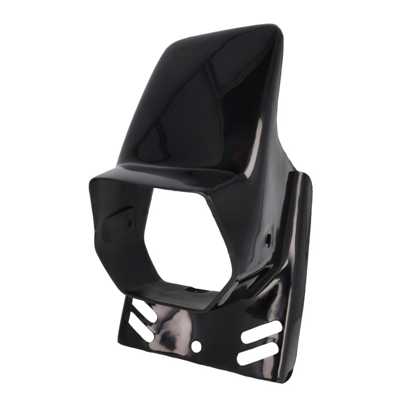koplampspoiler vierkant gilera zwart citta, puch maxi