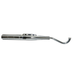 uitlaat tecno origineel model 28mm chroom puch maxi