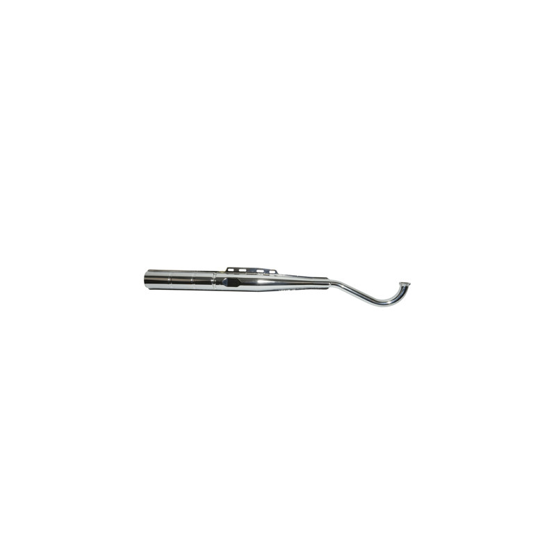 uitlaat tecno origineel model 28mm chroom puch maxi