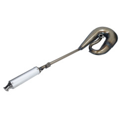 uitlaat tecno circuit (made in EU) blank/alu puch maxi