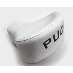 saddle with overprint (made in EU) puch white puch maxi