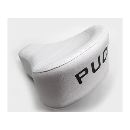 zadel met opdruk (made in EU) wit puch maxi