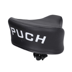 saddle with overprint (made in EU) thick model black puch maxi