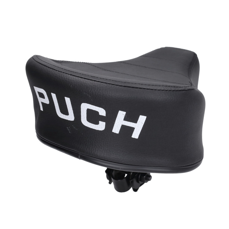 saddle with overprint (made in EU) thick model black puch maxi