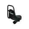 zadel chopper (made in EU) met opdruk zwart puch maxi