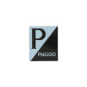 sticker logo front cover black/grey lx, piaggio, Primavera, sprint