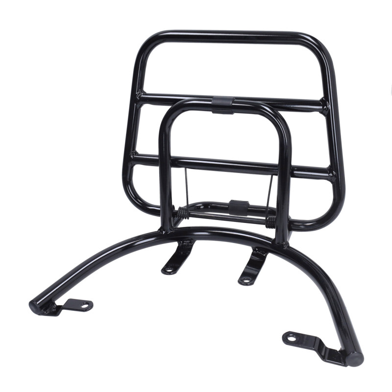 rear carrier Regia foldable (made in EU) black gloss zip2000