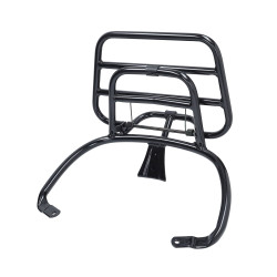 rear carrier Regia foldable (made in EU) black gloss Primavera, sprint