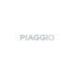 embleem Piaggio origineel woord [piaggio] achterscherm 3D zwart/chroom zip 4t 2h002014