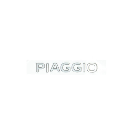 embleem Piaggio origineel woord [piaggio] achterscherm 3D zwart/chroom zip 4t 2h002014