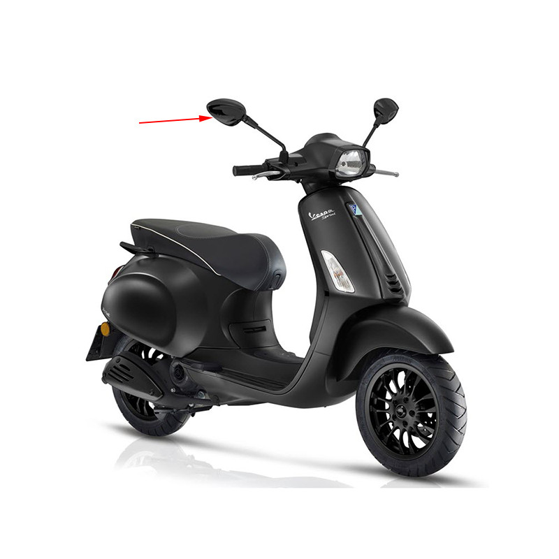 mirror Piaggio original right [notte] m8 black sprint, sprint 4t (euro4) cm262014