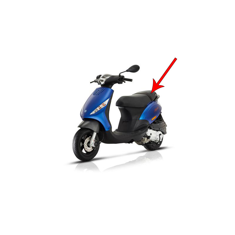 seat Piaggio original complete euro-4/5 black zip 4t cm009606