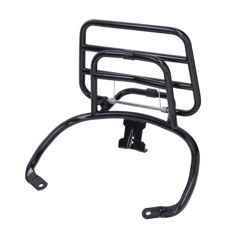 rear carrier DMP foldable black gloss vespa, Primavera, sprint