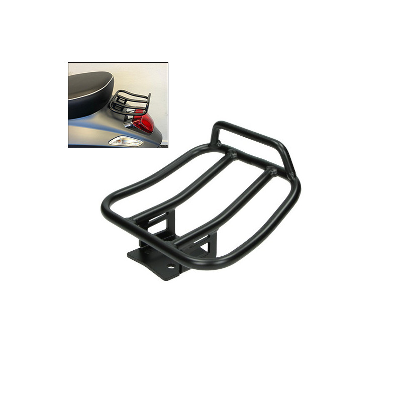 rear carrier Regia sport (made in EU) (made in EU) black matt vespa, Primavera, sprint