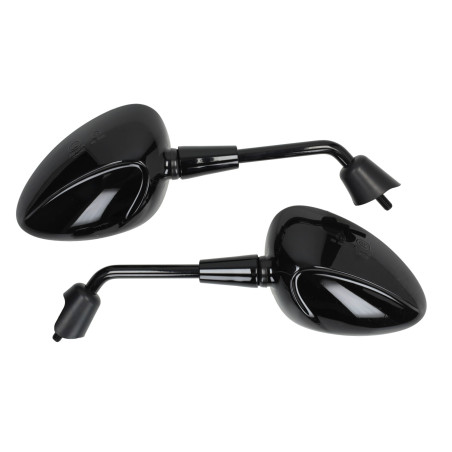 spiegelset DMP kort m8 zwart glans sprint, zip