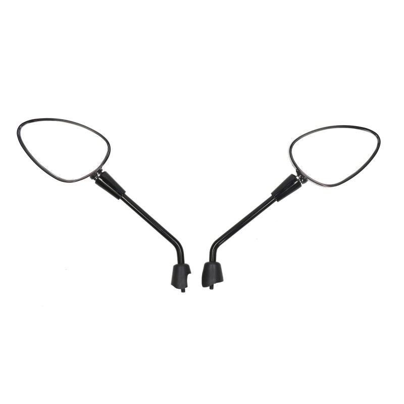 spiegelset DMP lang m8 zwart glans sprint, zip