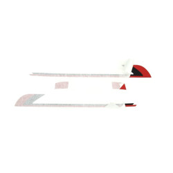 stickerset zijscherm rood/zwart sprint sport 4t (euro4)