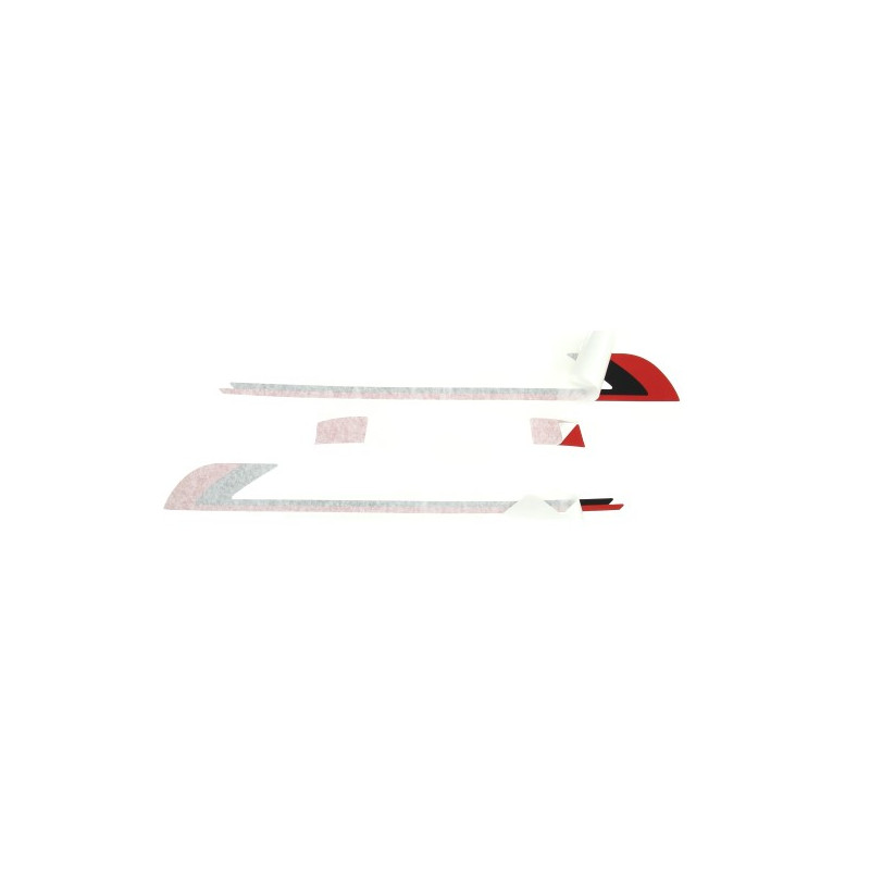 stickerset zijscherm rood/zwart sprint sport 4t (euro4)