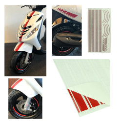 sticker set sport euro-2/4/5 AMG 14-piece red 14-parts zip2000