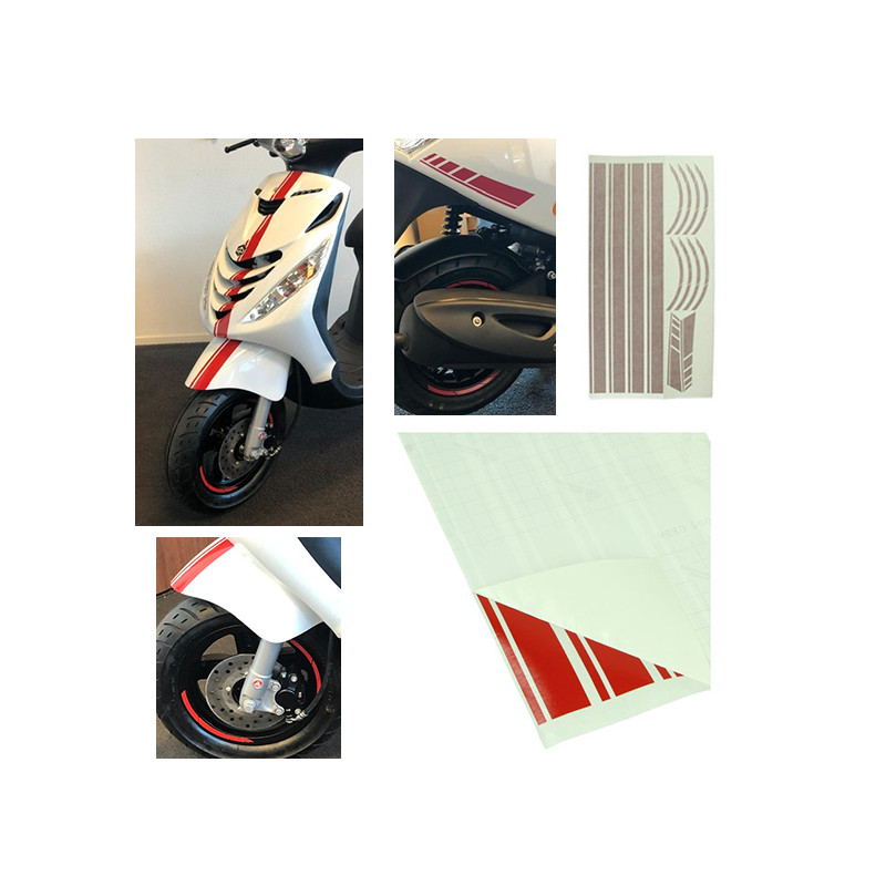 stickerset sport euro-2/4/5 AMG rood 14-delig zip2000
