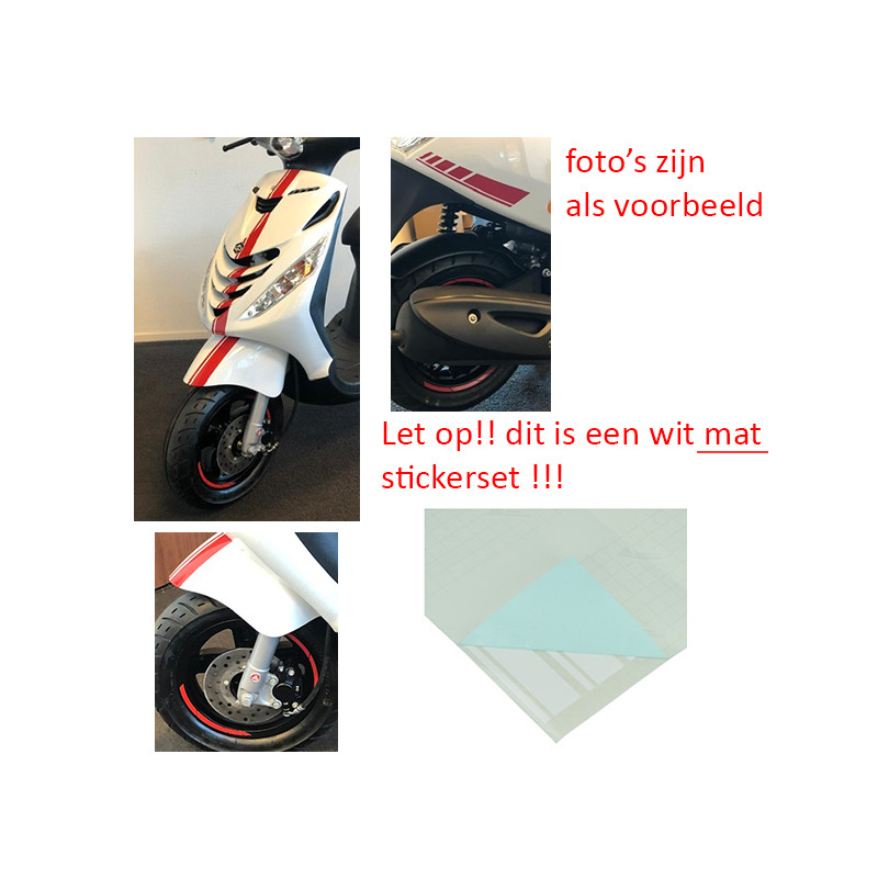 stickerset sport euro-2/4/5 AMG wit mat 14-delig zip2000