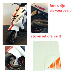 sticker set sport euro-2/4/5 AMG 14-piece orange 14-parts zip2000
