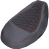 buddydek Regia alcantara Piaggo designo zwart/rood zip2000