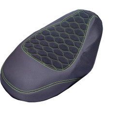 buddydek Regia alcantara Piaggio designo zwart/geel zip2000