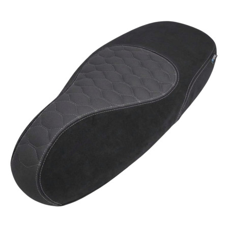 buddydek Regia alcantara Vespa designo zwart/grijs primavera, sprint