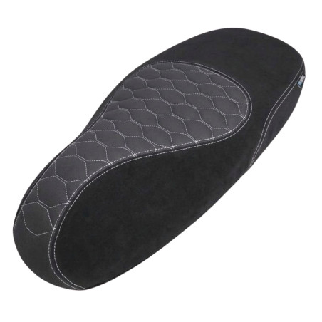 buddydek Regia alcantara Vespa designo zwart/wit (stiksels) primavera, sprint