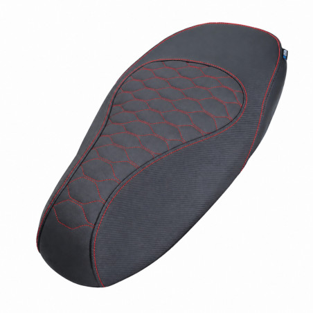 buddydek Regia alcantara RS carbon Vespa zwart/rood primavera, sprint