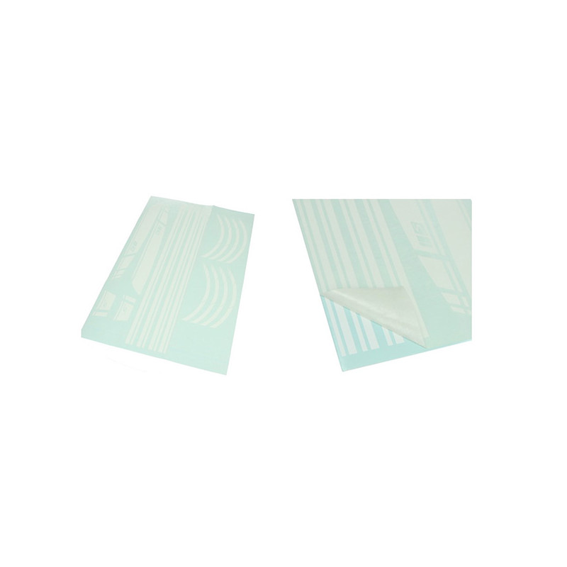 sticker set sport euro-2/4/5 AMG white matt 16-parts Primavera, sprint