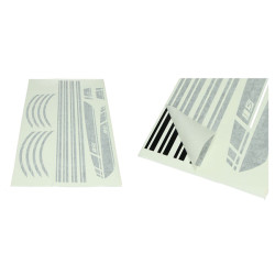 stickerset sport euro-2/4/5 AMG zwart glans 16-delig primavera, sprint