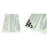 sticker set sport euro-2/4/5 AMG black gloss 16-parts Primavera, sprint
