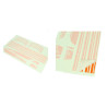 sticker set sport euro-2/4/5 AMG orange 16-parts Primavera, sprint