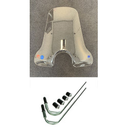 windshield Regia with mounting set high (made in EU) clear gts 250cc, gts all models, gts super 300cc