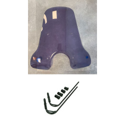 windscherm Regia met bevestigingsset hoog (made in EU) tot 2022 smoke vespa, gts 250cc, gts alle mod., gts super 300cc