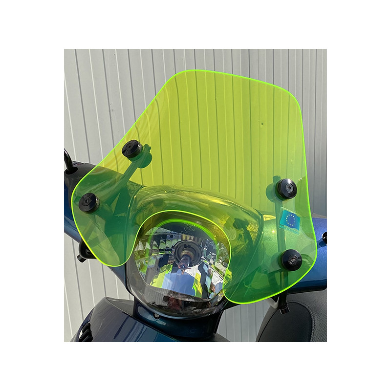 windscherm Regia met bevestigingsset laag (made in EU) 30cm groen fluor zip2000