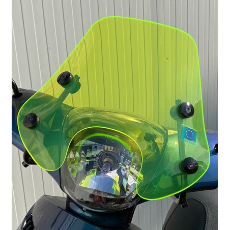windscherm Regia met bevestigingsset laag (made in EU) 30cm groen fluor zip2000