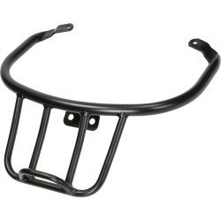 rear carrier Regia sport (made in EU) + pickup bracket (made in EU) EVO black matt vespa, Primavera, sprint