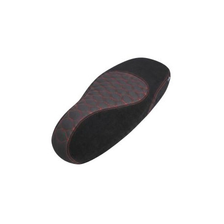 buddydek Regia alcantara Vespa designo zwart/rood primavera, sprint