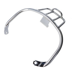 rear carrier Regia small (made in EU) + pick up bracket EVO chrome vespa, Primavera, sprint