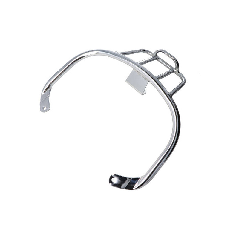 rear carrier Regia small (made in EU) + pick up bracket EVO chrome vespa, Primavera, sprint