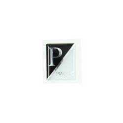 sticker logo front cover black/white 3d lx, piaggio, Primavera, sprint