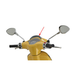 spoiler Piaggio origineel dashboard tellerset vespa opaco cenere 121 sprint 50/125/150 1b005482