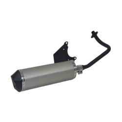 uitlaat jamarcol ovaal (made in EU) (model Akrapovic) euro-2 alu/zwart lx 4t, primavera, sprint, vespa S 4t-2v