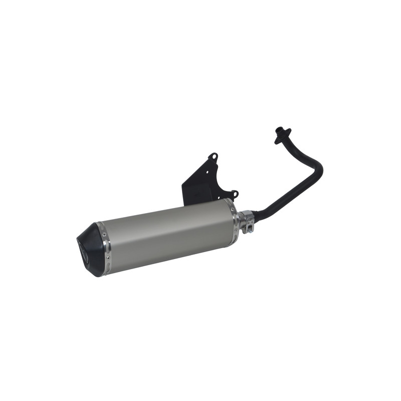 uitlaat jamarcol ovaal (made in EU) (model Akrapovic) euro-2 alu/zwart lx 4t, primavera, sprint, vespa S 4t-2v