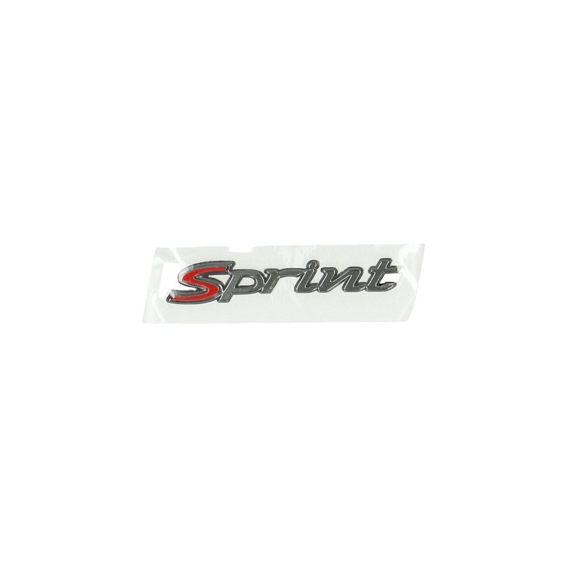 emblem Piaggio original word [sprint] front cover smoke sprint 2h000928
