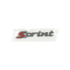 embleem Piaggio origineel woord [sprint] voorscherm smoke sprint 2h000928